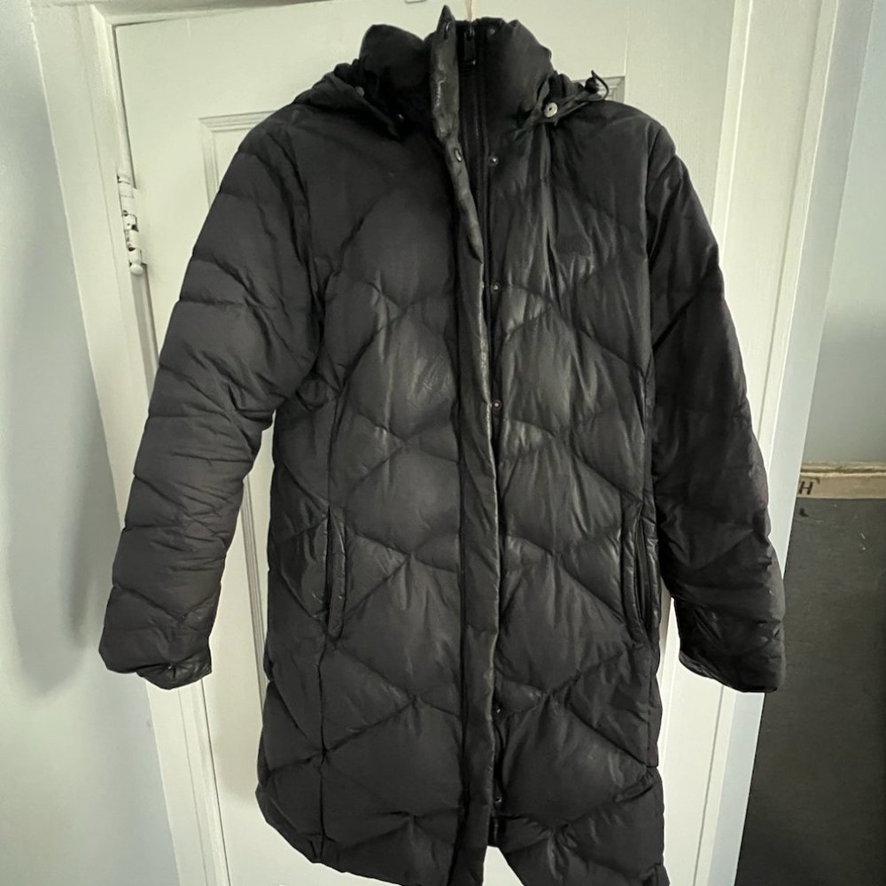 North Face Black Puffer Parka Jacket